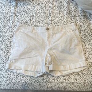Banana Republic White Chino Shorts, Size 10